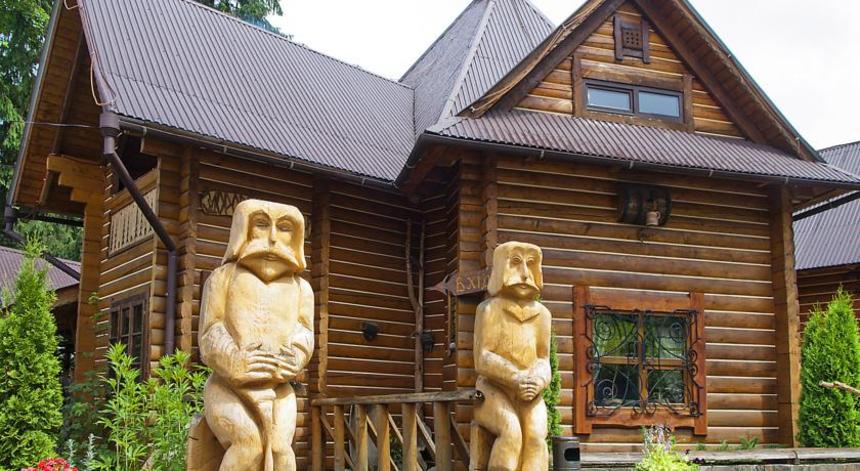 На пеньках Яремче На пеньках Яремче