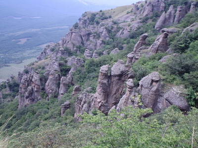 Веломаршрут Сімферополь - Ангарський перевал (752 м) - Лучисте - Долина Привидів - Лучисте - Ангарський перевал (752 м) - Сімферополь (близько 84 км - залежно від того, як далеко заходити в Долину Привидів)